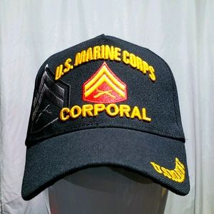 Military U.S. MARINE CORPS CORPORAL HAT